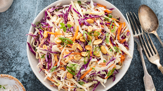 Meet Your New BBQ MVP: Tangy Carrot & Cabbage Slaw 🥬🥕
