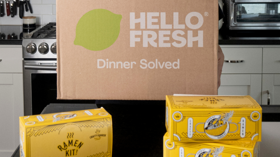HelloFresh X Crafty Ramen Meal Kits