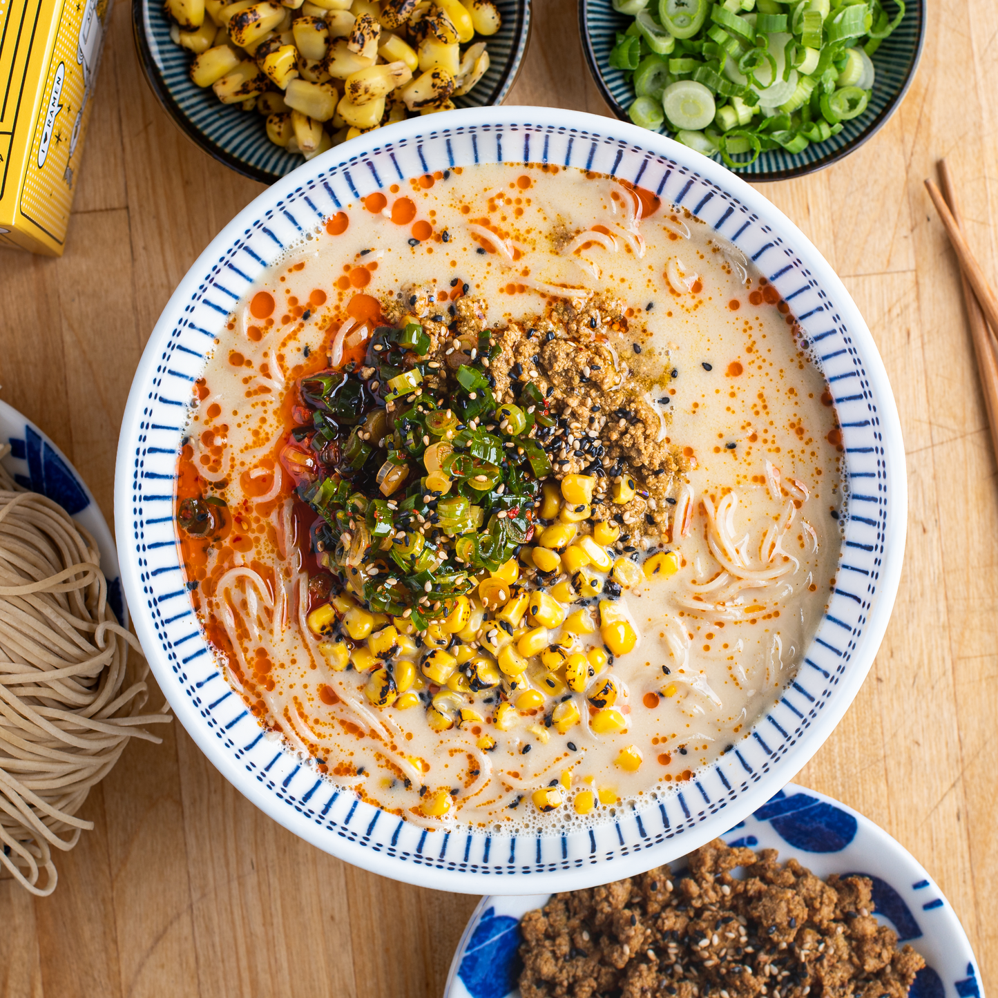 Spicy Chicken Tantanmen - Chicken Sesame Ramen