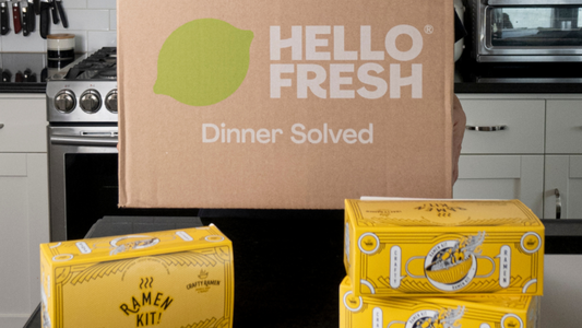 HelloFresh X Crafty Ramen Meal Kits 