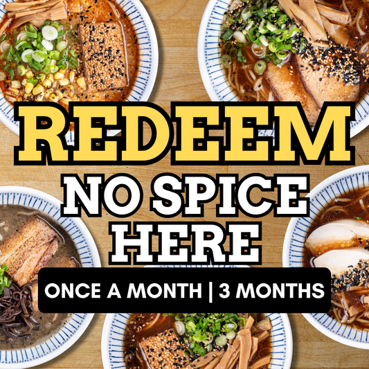 REDEEM - No Spice Here | Once a Month | 3 Months