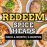 REDEEM - Spice Heads | Once a Month | 3 Months