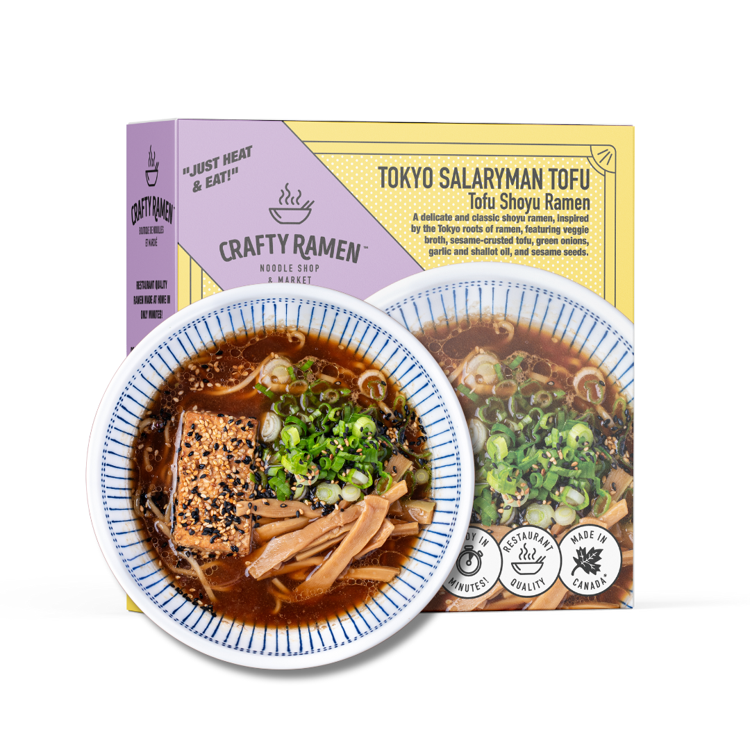 Tokyo Salaryman Tofu - Tofu Shoyu Ramen