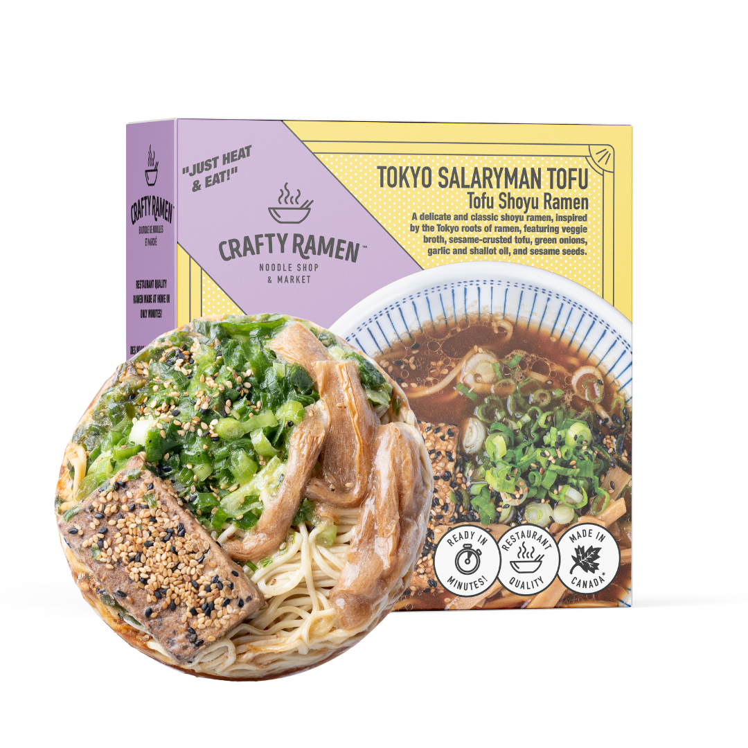 Tokyo Salaryman Tofu - Tofu Shoyu Ramen