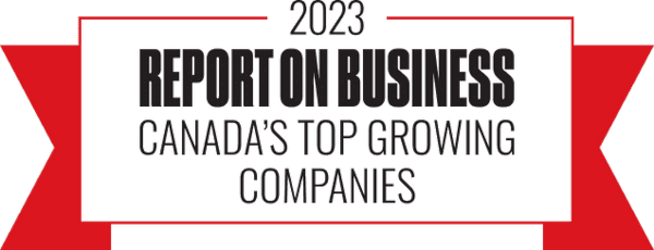 Crafty Ramen's award from Globe & Mail for Canada’s Top Growing Companies 2023