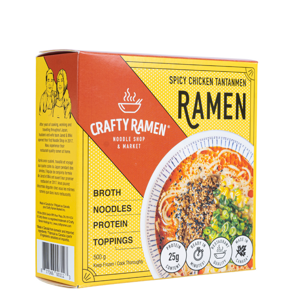 Spicy Chicken Tantanmen Frozen Ramen | Crafty Ramen